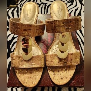 Dexflex Comfort Louisa Cork Wedge NWT Size 10